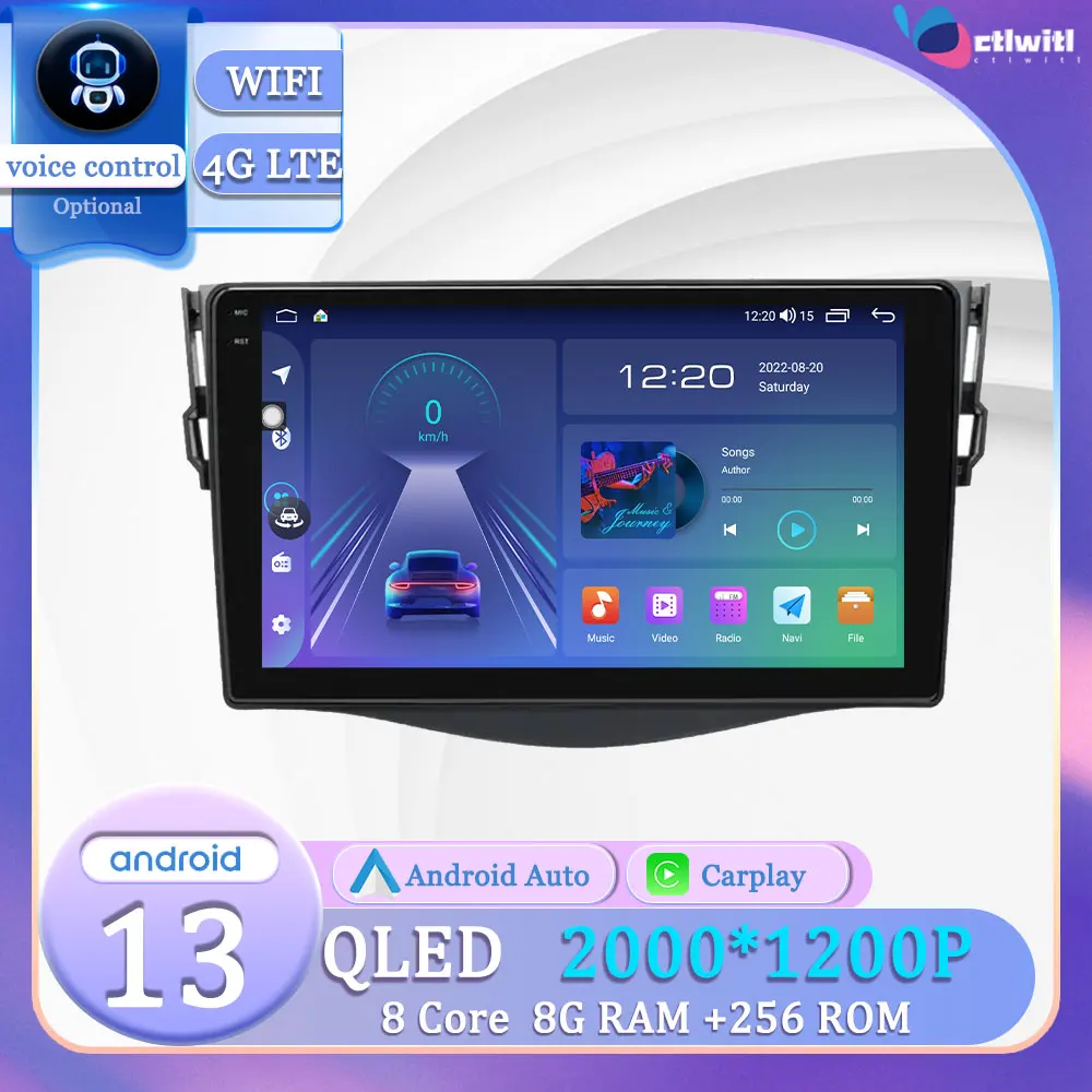 Android 13 для Toyota RAV4 Rav 4 2007-2012 Carplay сенсорный экран навигация ТВ Авторадио Стерео Радио Видео плеер мультимедиа
Android 13 для Toyota RAV4 Rav 4 2007-2012 Carplay сенсорный экран навигация ТВ Авторадио Стерео Радио Видео плеер мультимедиа