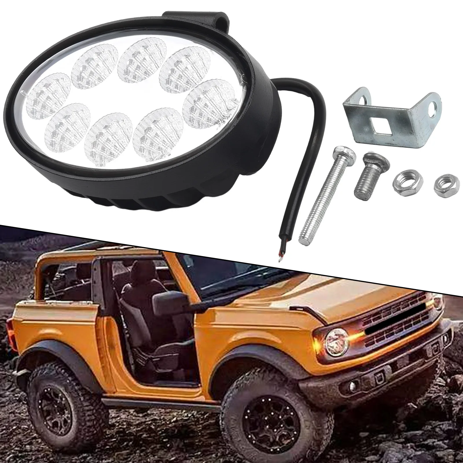 24W 6000K LED Lights Oval LED Work Light Fog Light For Car SUV Truck Van Off-Road Vehicle Tractor Auto Fog Light Car Haedlight
24W 6000K LED Lights Oval LED Work Light Fog Light For Car SUV Truck Van Off-Road Vehicle Tractor Auto Fog Light Car Haedlight