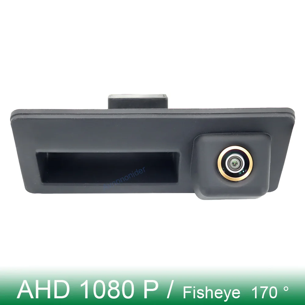 

HD Golden Fish Eye Truck Handle Rear View Camera For VW Passat Tiguan Golf Jetta Polo Sharan Caddy Car AHD 1080P Night Vision
