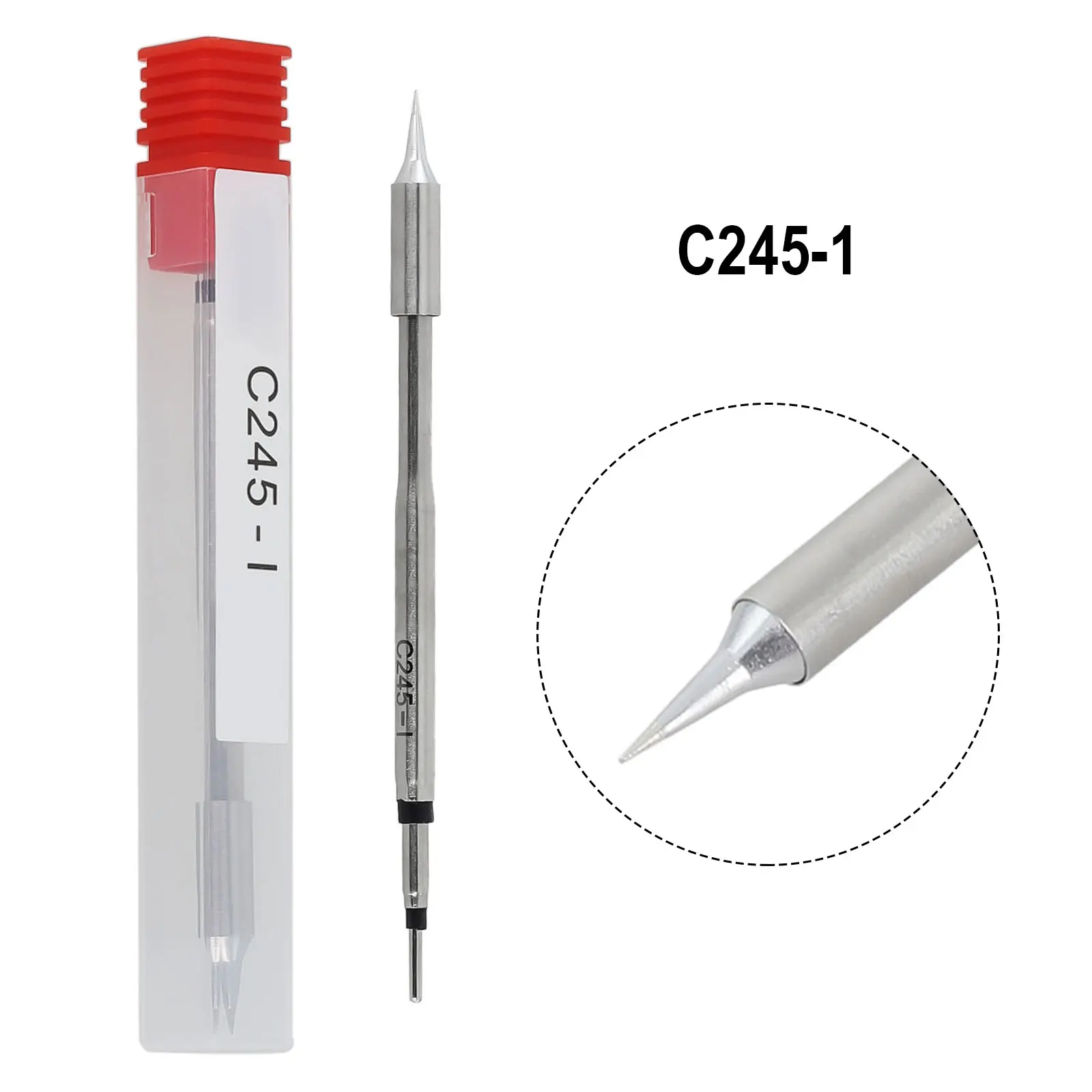 New Practical Soldering Tip C K C Maximum Power Small Space Work Efficiency C245-2.5K C245-3.2K C245-3C (optional)
New Practical Soldering Tip C K C Maximum Power Small Space Work Efficiency C245-2.5K C245-3.2K C245-3C (optional)