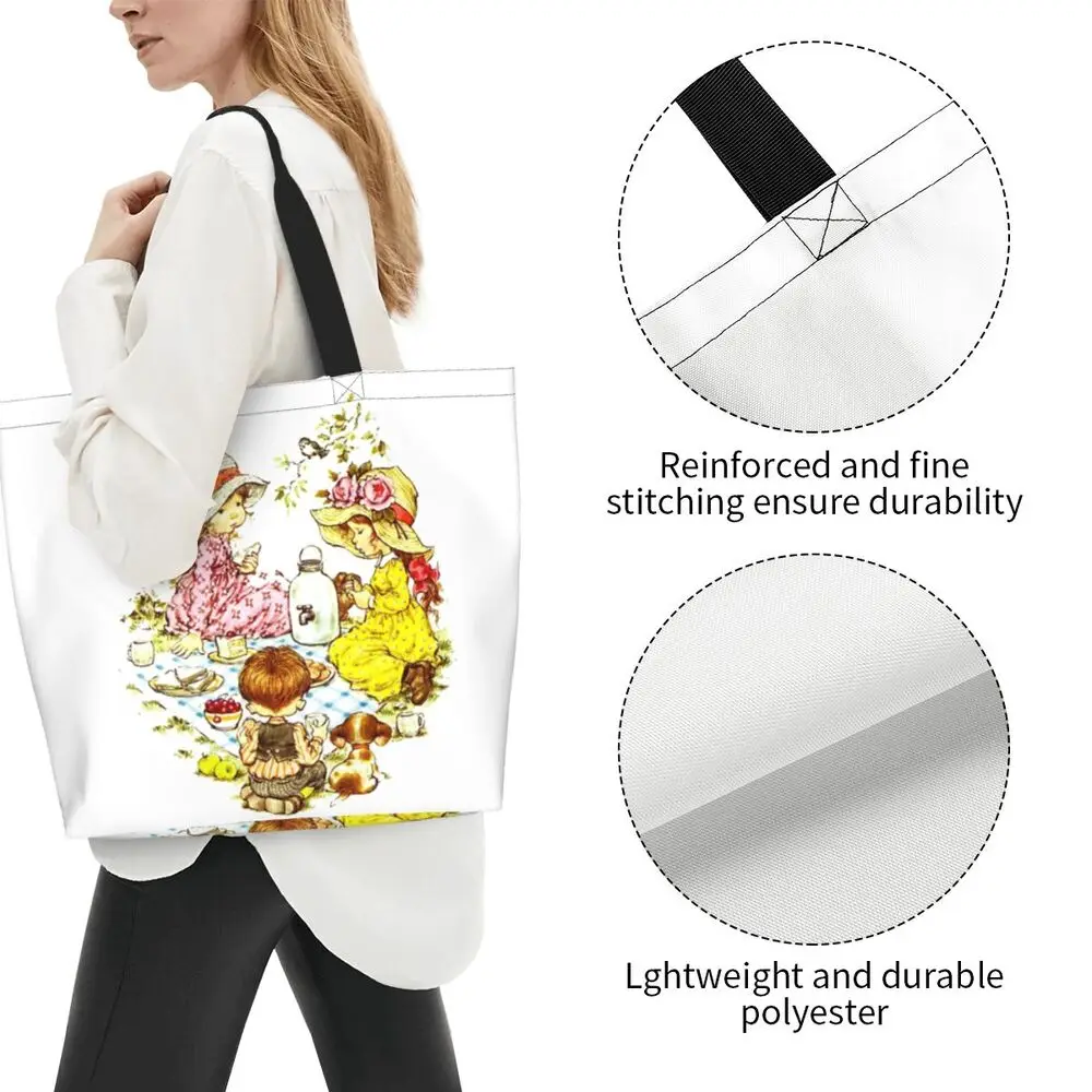 Custom Kawaii Sarah Kay Shopping Canvas Bags Women Portable Large Capacity Groceries Girl Roses And Watering Tote Shopper Bags 46 S1e5142e50fd04b2a9fd220386f4cc1e14