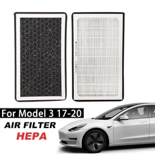 Model 3 Filter 2Packs HEPA Cabin Air Filter for Tesla Model 3 Air Conditioner Cleaner Model3 17-20 Replacement Air Filter
Model 3 Filter 2Packs HEPA Cabin Air Filter for Tesla Model 3 Air Conditioner Cleaner Model3 17-20 Replacement Air Filter