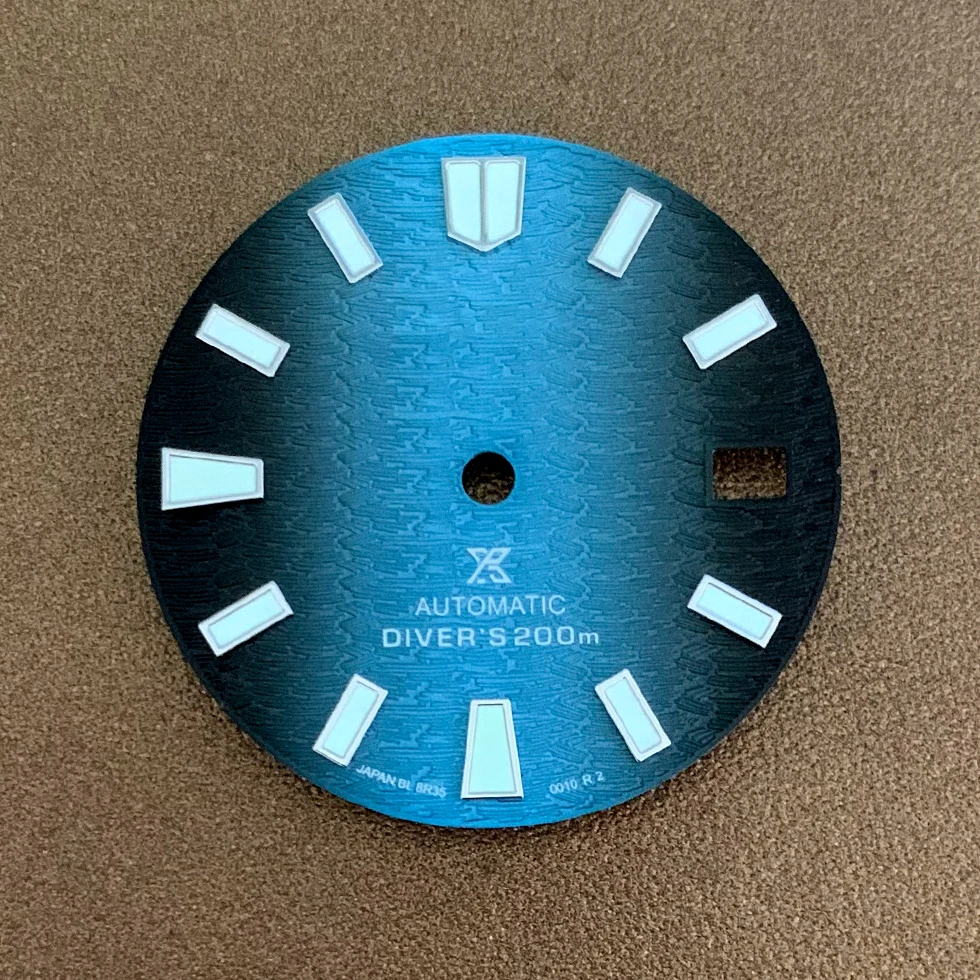 S Watch Dial Black and Blue Dial Accessories Modified 28.5mm Green Luminous for NH35 NH36 Automatic Movement Accessories
S Watch Dial Black and Blue Dial Accessories Modified 28.5mm Green Luminous for NH35 NH36 Automatic Movement Accessories