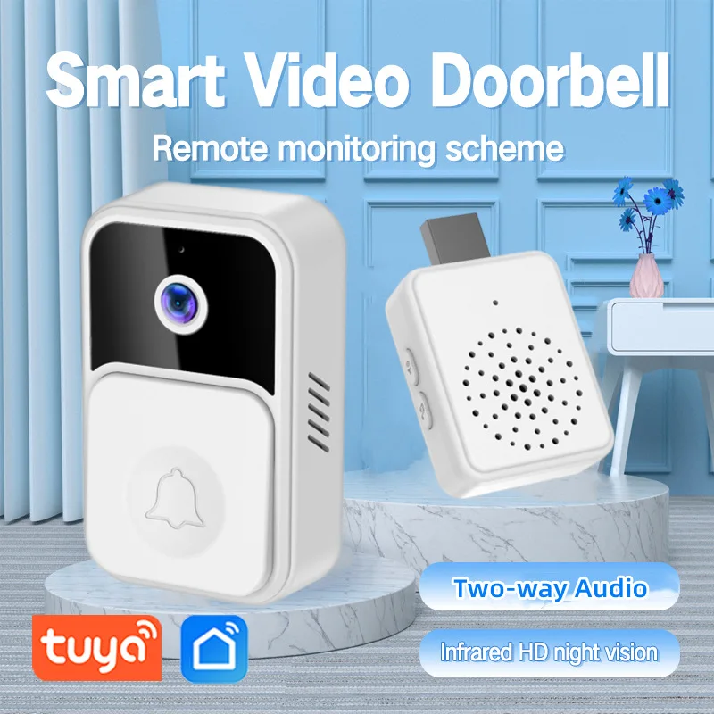 Tuya WiFi Visual Doorbell V8 Smart Home Wireless Door Camera Outdoor Waterproof IP65 Battery Intercom Monitoring Doorbell
Tuya WiFi Visual Doorbell V8 Smart Home Wireless Door Camera Outdoor Waterproof IP65 Battery Intercom Monitoring Doorbell