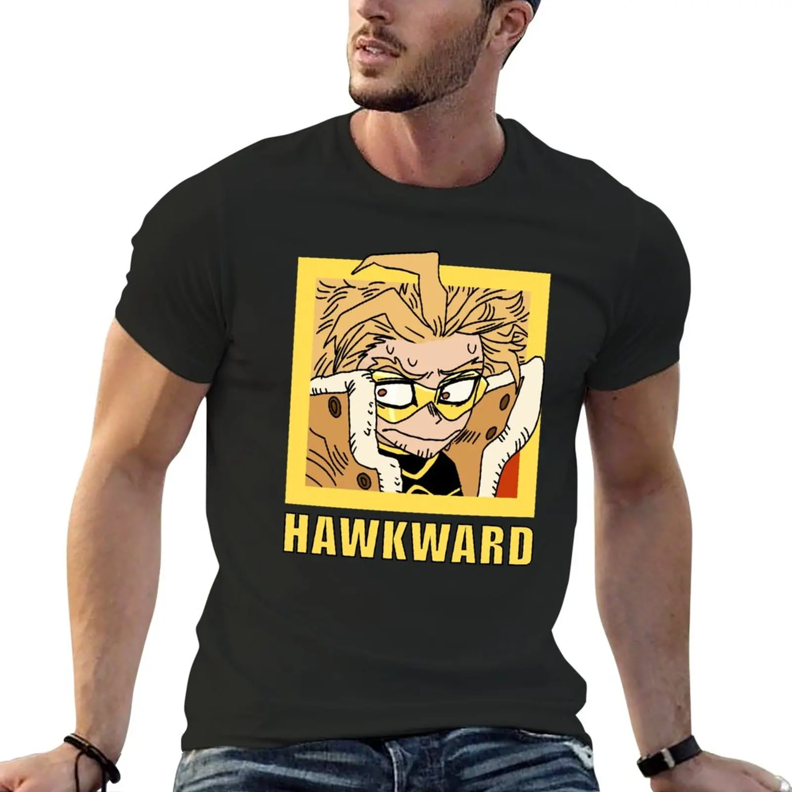BNHA! Hawks HAWKWARD anime meme t shirt T-Shirt black t shirts boys white t shirts heavy weight t shirts for men
BNHA! Hawks HAWKWARD anime meme t shirt T-Shirt black t shirts boys white t shirts heavy weight t shirts for men