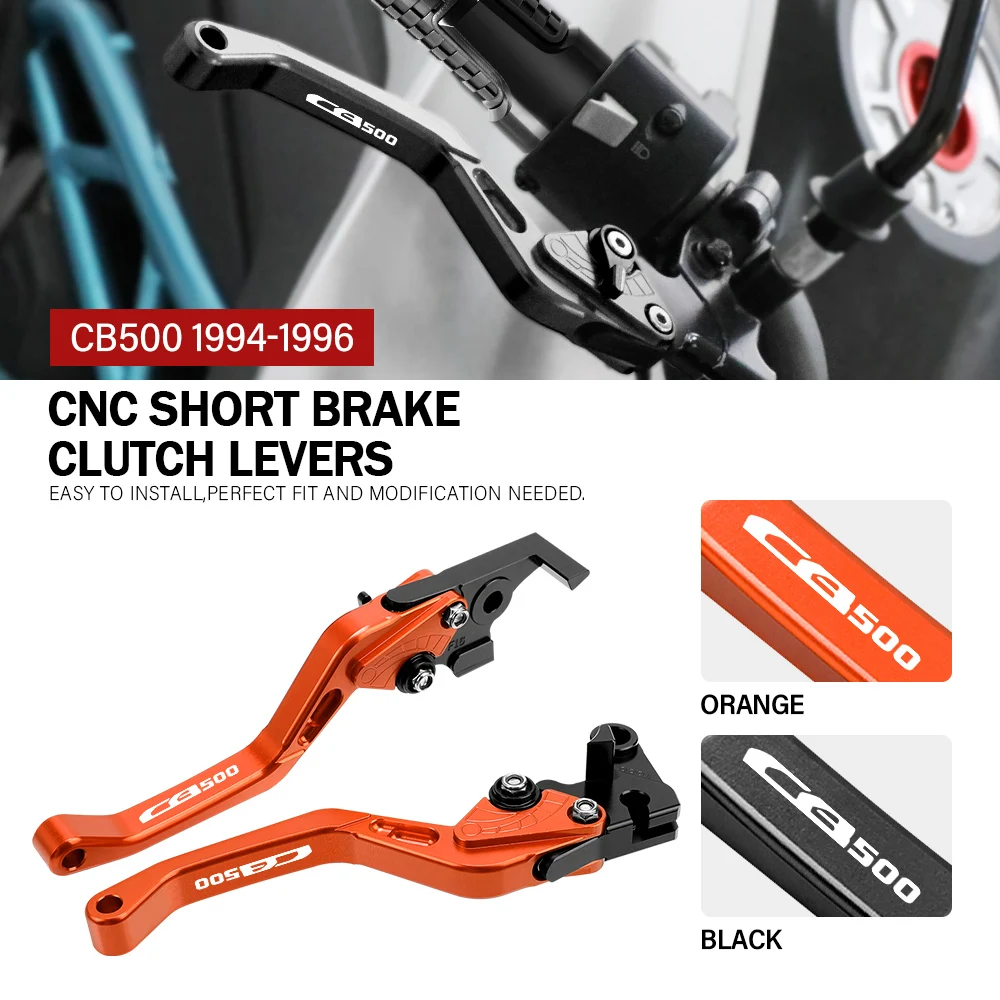 For HONDA CB500 1994 1995 1996 CB500 Motorcycle Accessories CNC Short Brake Clutch Levers LOGO
For HONDA CB500 1994 1995 1996 CB500 Motorcycle Accessories CNC Short Brake Clutch Levers LOGO
