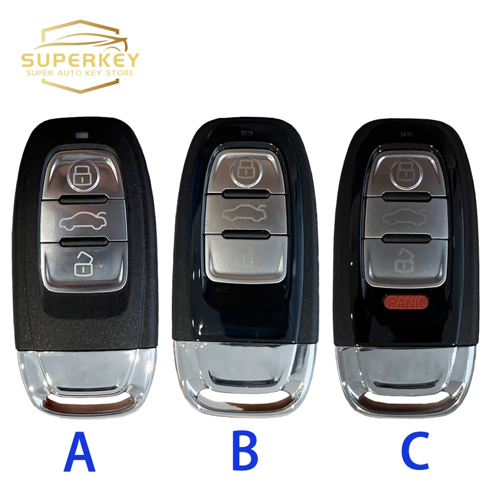 

SUPERKEY For Audi 2008 2009 2010 2011 2012 2013 2014 Audi A4l A3 A4 A5 A6 A8 Quattro Q5 Q7 A6 A8With Logo Remote Key Shell Case