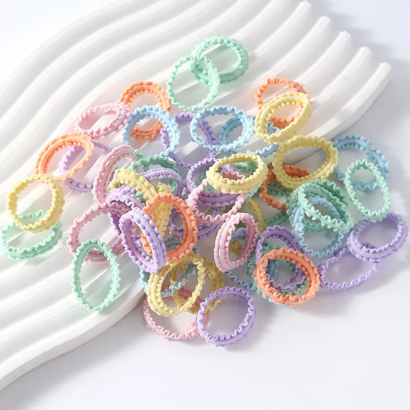 

50pcs Girls Hair Bands Elastic Nylon Hairbands Hair Accessories For Woman Kids Ponytail Holder Hair Scrunchies Rubber Bands