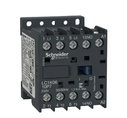 LC1K0610U7 LC7K0610U7 TeSys K контактор-3P-Φ = 440 V 6 A - 1 NO aux. -Катушка 230...240 В переменного тока
LC1K0610U7 LC7K0610U7 TeSys K контактор-3P-Φ = 440 V 6 A - 1 NO aux. -Катушка 230...240 В переменного тока