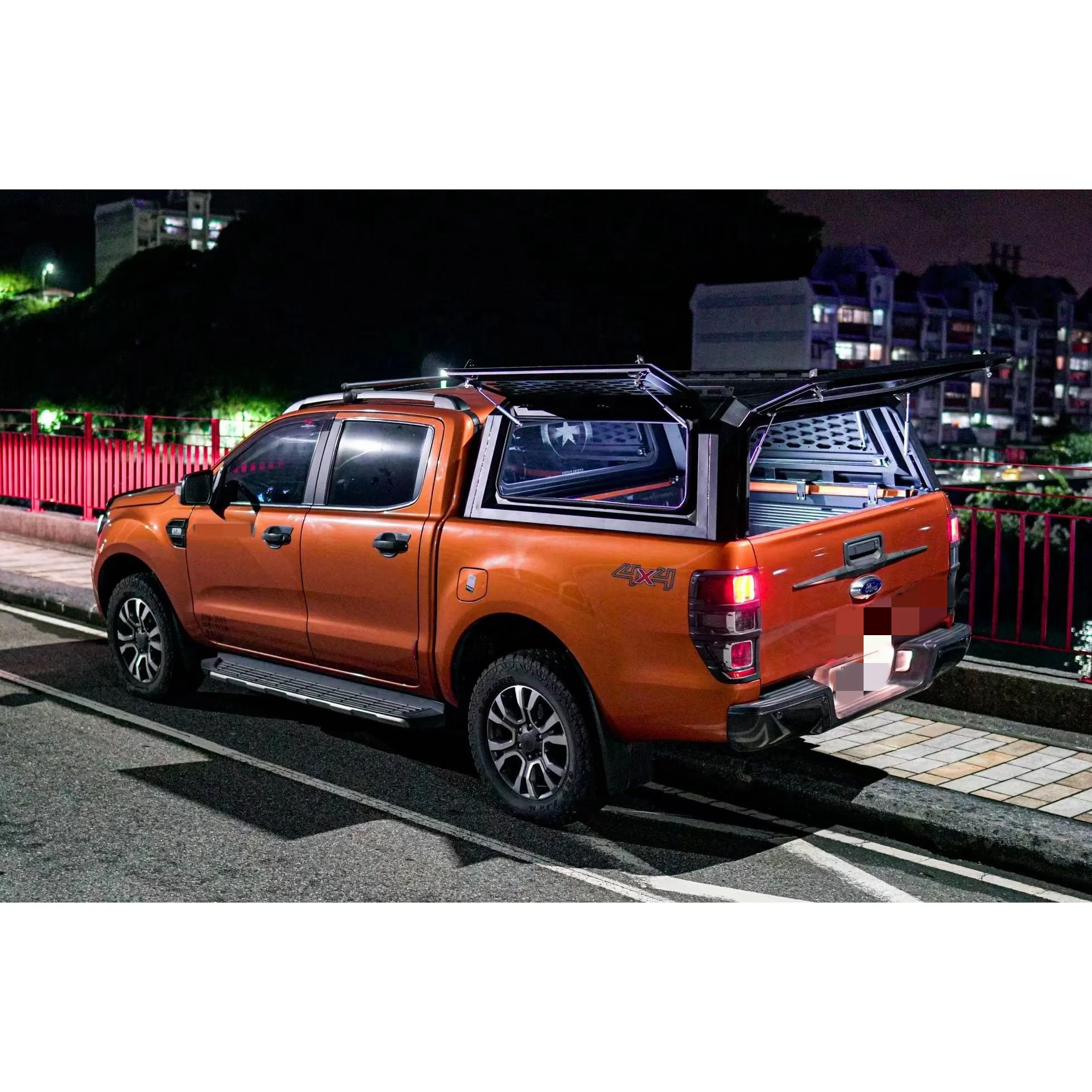 

With Windows Steel Dual Cab Hardtop 4x4 Pick Up Pickup Truck Bed Canopy Topper for Ford Ranger Canopy
