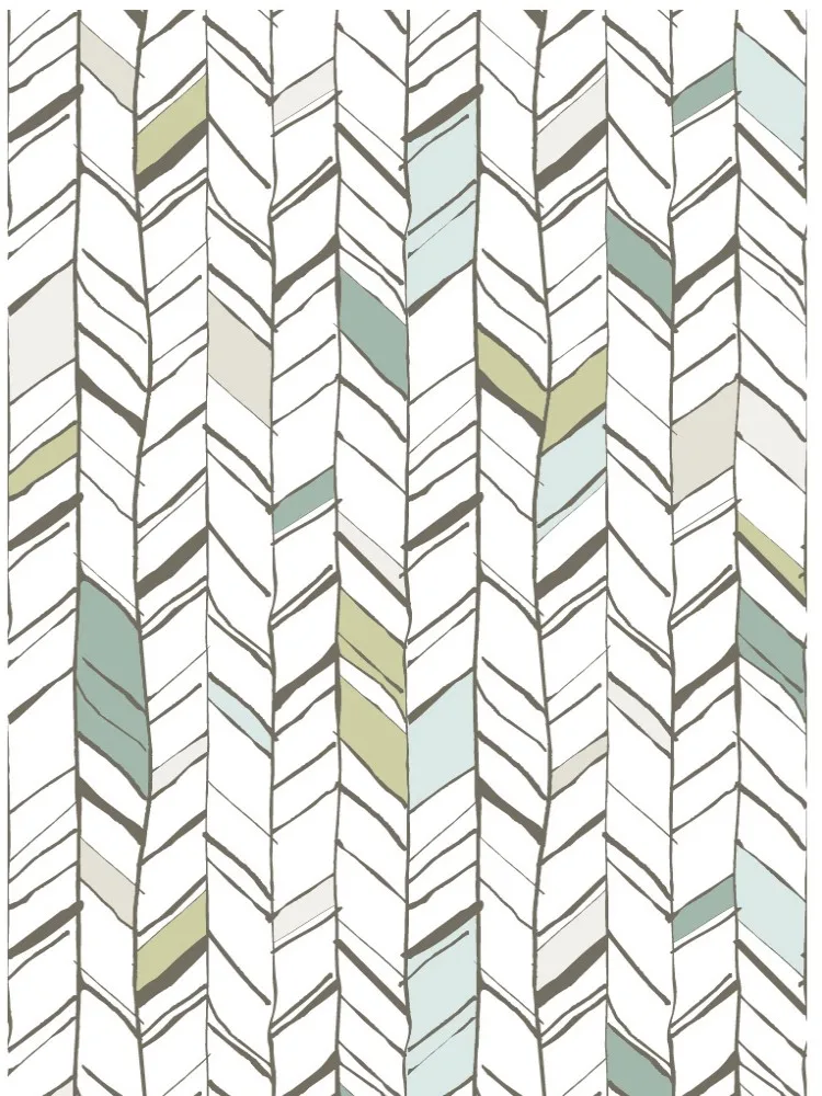 

Modern Stripe Peel And Stick Wallpaper Herringbone White Green Vinyl Self Adhesive Removable Contactpaper For Bedroom Home Decor