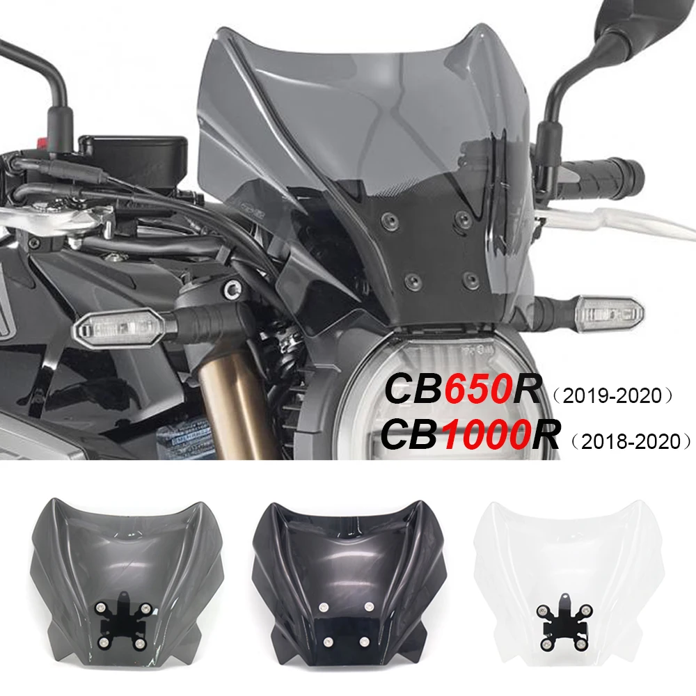 CB650R CB1000R New Motorcycle Windshield Wind Deflector Windscreen Fairing Baffle Cover For Honda CB 650 1000 R 2018 2019 2020
CB650R CB1000R New Motorcycle Windshield Wind Deflector Windscreen Fairing Baffle Cover For Honda CB 650 1000 R 2018 2019 2020