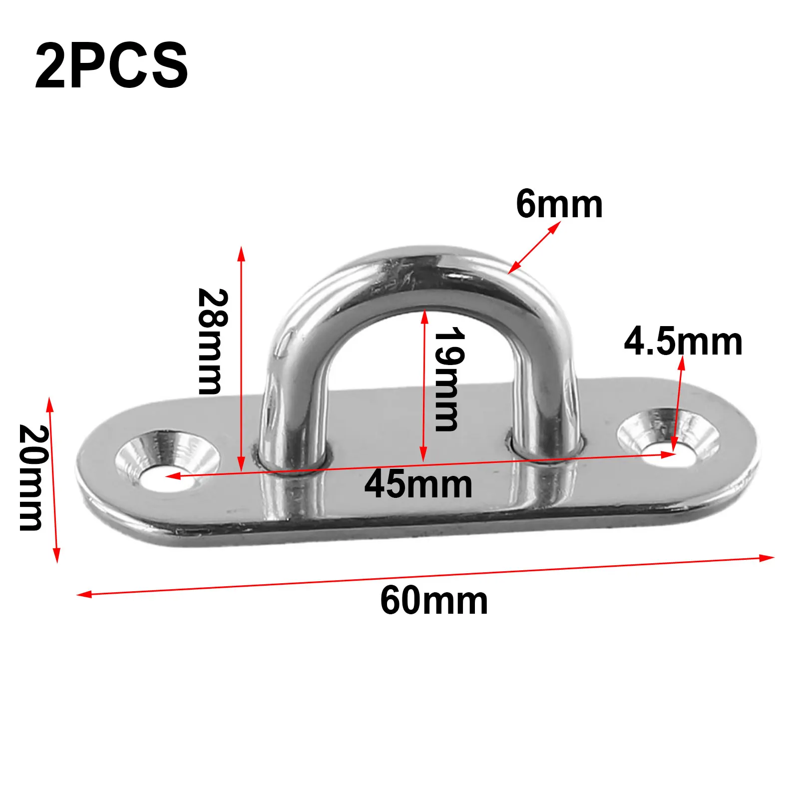 Practical Ceiling Hook Accessories 2Pcs 6*2*2.8cm Ceiling Fan Chandel Ceiling Heavy Duty Hook Mount Parts Silver
Practical Ceiling Hook Accessories 2Pcs 6*2*2.8cm Ceiling Fan Chandel Ceiling Heavy Duty Hook Mount Parts Silver