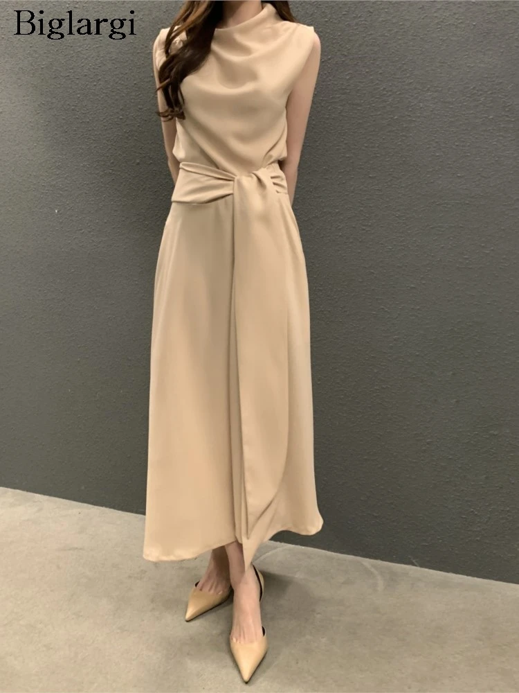 Шифоновое весенне-Летнее Длинное платье с оборками, женские модные Асимметричные плиссированные женские платья без рукавов, свободное женское платье в Корейском стиле
Шифоновое весенне-Летнее Длинное платье с оборками, женские модные Асимметричные плиссированные женские платья без рукавов, свободное женское платье в Корейском стиле