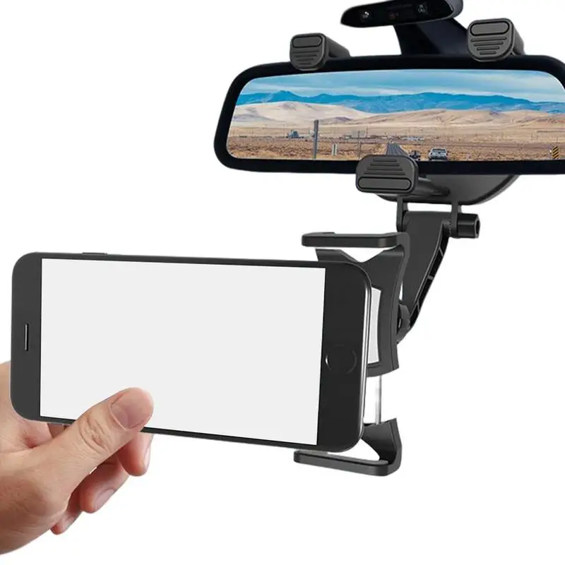 Adjustable Car Rearview Mirror Mobile Phone Holder Rearview Mirror Universal Navigation Bracket Car Truck Mobile Phone Holder
Adjustable Car Rearview Mirror Mobile Phone Holder Rearview Mirror Universal Navigation Bracket Car Truck Mobile Phone Holder