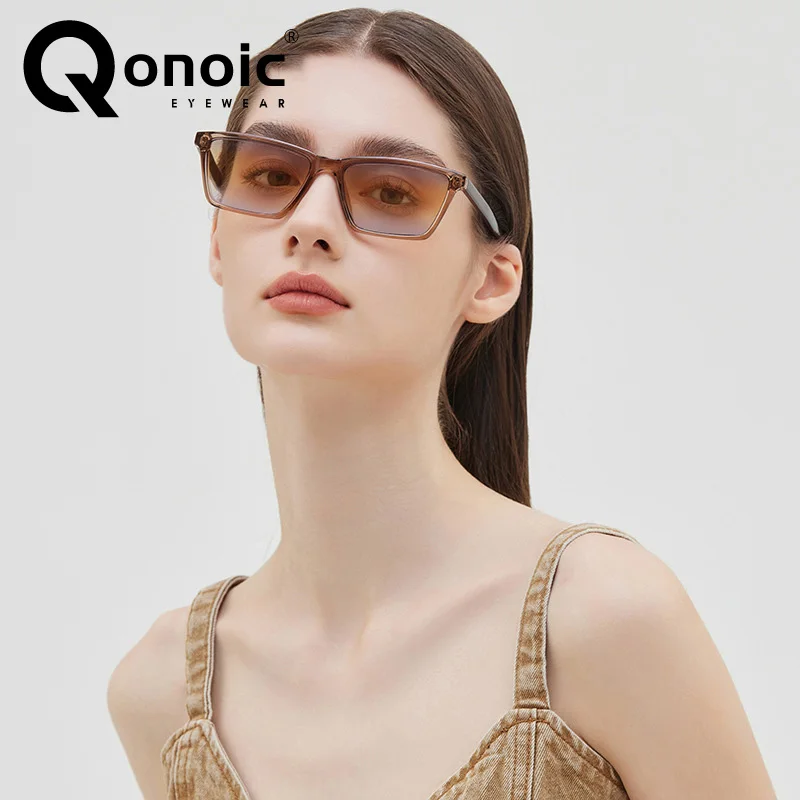 QONOIC Fashion Trend Women's TR Frame Glasses HD Nylon Small Square Frame Sunglasses Narrow Frame Sheet Leg Sunglasses 6207
QONOIC Fashion Trend Women's TR Frame Glasses HD Nylon Small Square Frame Sunglasses Narrow Frame Sheet Leg Sunglasses 6207