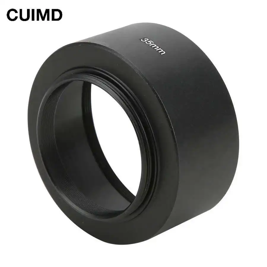 

Metal Aluminium Alloy Lens Hood for 35mm f1.7 / 50mm f1.4 Digital Camera CCTV Lens camera len part Camera Lens Hood