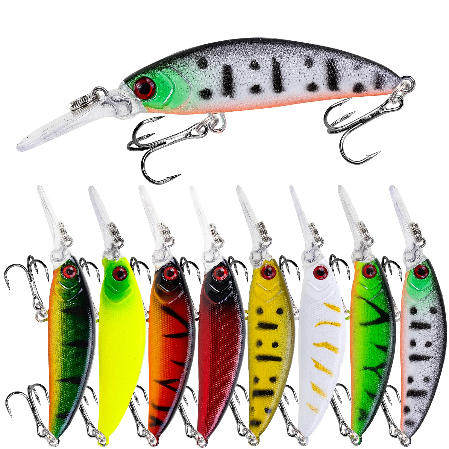 8pcs/lot Sinking Minnow Fishing Lure 7cm 6g Crankbait Hard Artificial Bait Trout Wobblers Jerkbait Pike Carp Fishing Tackle 
8pcs/lot Sinking Minnow Fishing Lure 7cm 6g Crankbait Hard Artificial Bait Trout Wobblers Jerkbait Pike Carp Fishing Tackle