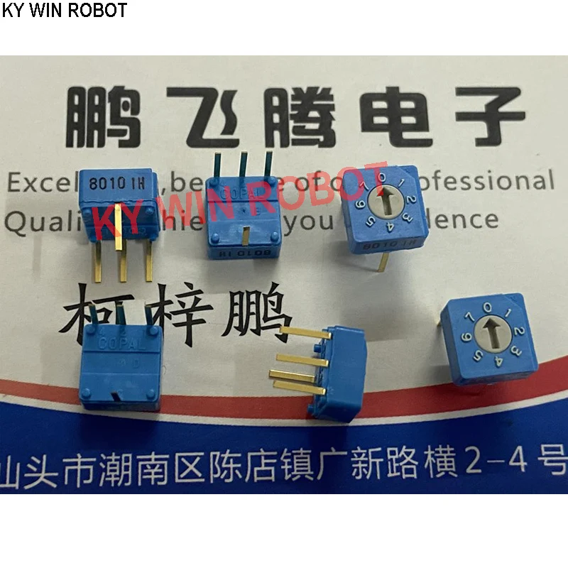 1PCS Japan small vertical rotary coding switch S-8010 0-7/8 bit 3:1 positive code knob toggle
1PCS Japan small vertical rotary coding switch S-8010 0-7/8 bit 3:1 positive code knob toggle