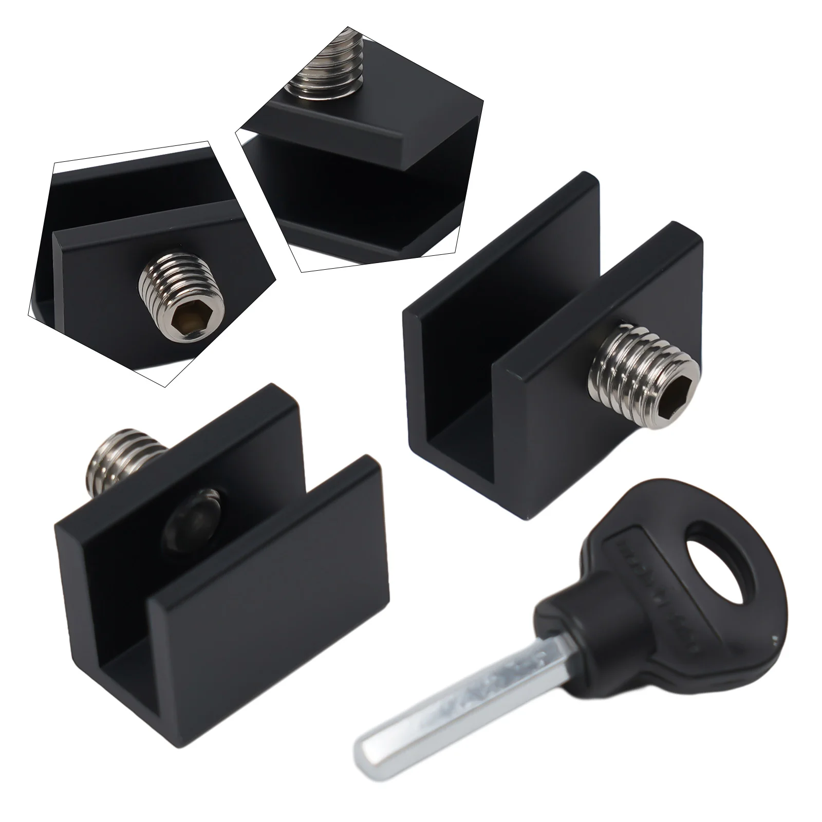 Tool Lock Stopper Anti-theft 2pcs 30*24*22mm Adjustable Aluminum Door Lock Lock Stopper Safety Locks High Quality
Tool Lock Stopper Anti-theft 2pcs 30*24*22mm Adjustable Aluminum Door Lock Lock Stopper Safety Locks High Quality