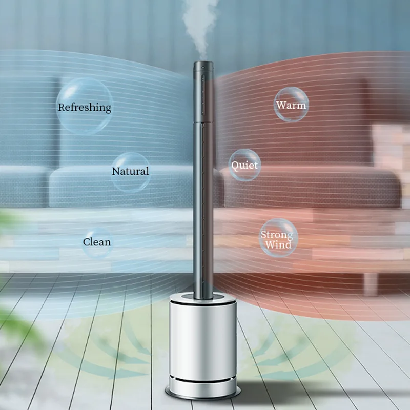 CE SAA KC Certification Air Purifier Humidifier 2 in 1 Cooling and Heating Smart Bladeless Tower Fan
CE SAA KC Certification Air Purifier Humidifier 2 in 1 Cooling and Heating Smart Bladeless Tower Fan