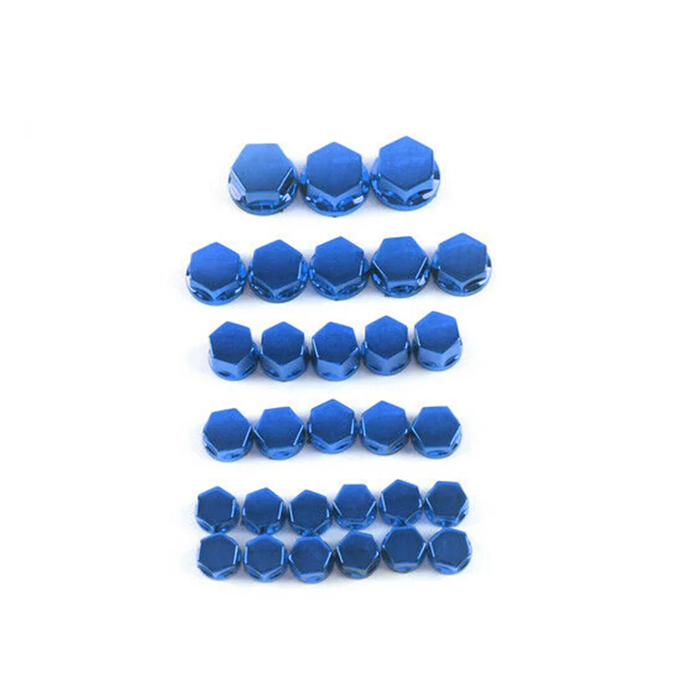 30pcs Screw Cap 1.4cm(3pcs) Blue Plating Universal 0.8cm(12pcs) 1.0cm(10pcs) Motorcycle Screw Nut Bolt Cap Covers
30pcs Screw Cap 1.4cm(3pcs) Blue Plating Universal 0.8cm(12pcs) 1.0cm(10pcs) Motorcycle Screw Nut Bolt Cap Covers