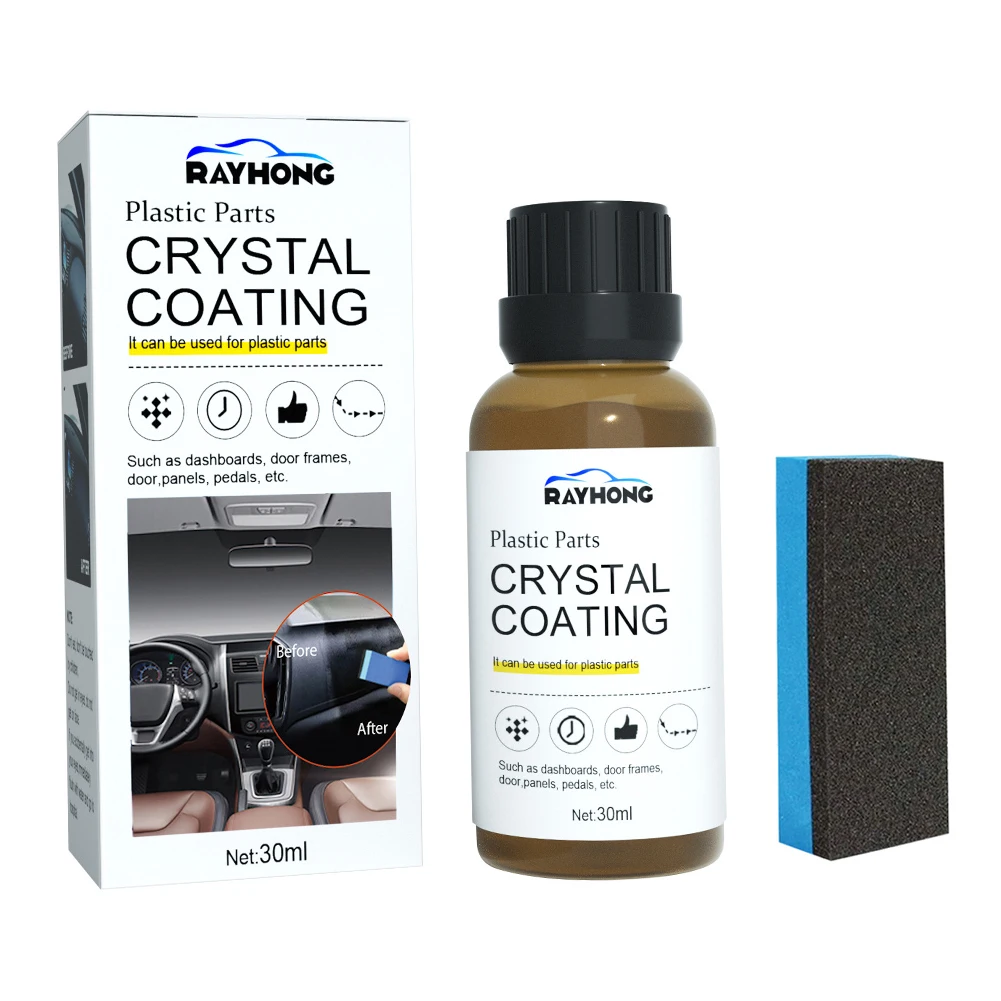 Plastic Parts Crys-tal Coating Transparent And Durable Protective Coating For Plastic Surface Repels Water Car Plastics Restorer
Plastic Parts Crys-tal Coating Transparent And Durable Protective Coating For Plastic Surface Repels Water Car Plastics Restorer