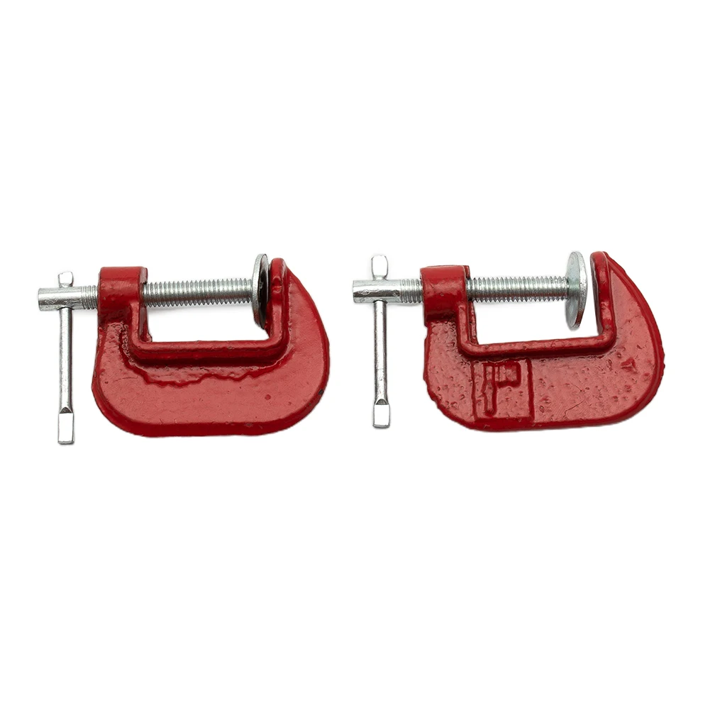 Equipment Clamp Vises 1" 2pcs Adjustable Carpentry DIY Device Gadgets Mini G shpaed Steel Woodworking Workshop
Equipment Clamp Vises 1" 2pcs Adjustable Carpentry DIY Device Gadgets Mini G shpaed Steel Woodworking Workshop