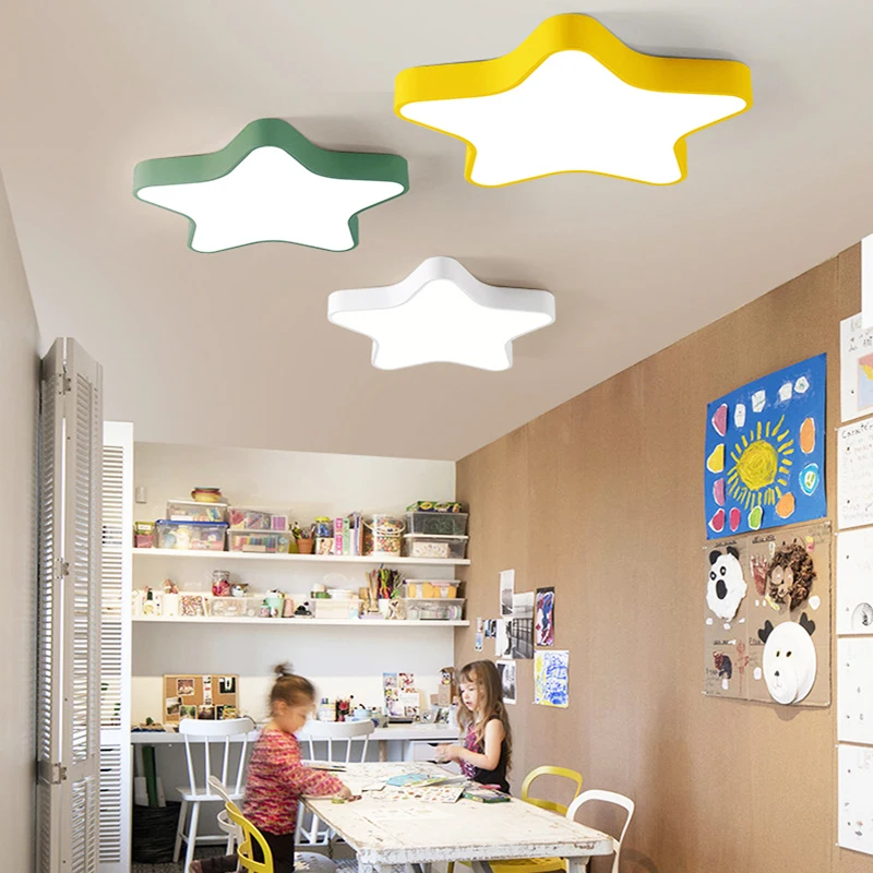 Modern LED Pentagram Ceiling Lamp Lights For Master Bedroom Study Children's Room Creative Chandelier Decoration Indoor Lighting
Modern LED Pentagram Ceiling Lamp Lights For Master Bedroom Study Children's Room Creative Chandelier Decoration Indoor Lighting