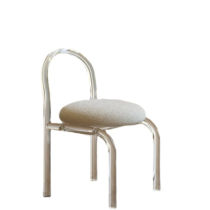 Xl Bedroom Cosmetic Chair Internet Celebrity Ins Acrylic Transparent Chair Backrest Dining Chair
Xl Bedroom Cosmetic Chair Internet Celebrity Ins Acrylic Transparent Chair Backrest Dining Chair