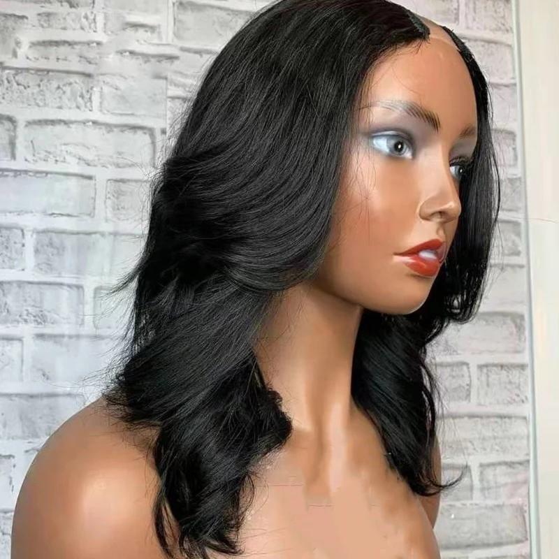 24 inch Long Deep Free Part Body Wave Black U Part Wig Brazilian Human Hair Wigs For Women with Baby Hair Glueless U Shape Wig
24 inch Long Deep Free Part Body Wave Black U Part Wig Brazilian Human Hair Wigs For Women with Baby Hair Glueless U Shape Wig