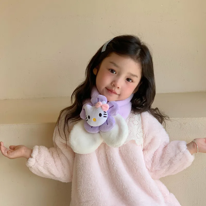 Sanrio Hello Kitty Children's Scarves Pochacco Anime Cartoon Kawaii Cute Student Plush Thickening Warm Scarf Birthday Gifts Girl
Sanrio Hello Kitty Children's Scarves Pochacco Anime Cartoon Kawaii Cute Student Plush Thickening Warm Scarf Birthday Gifts Girl