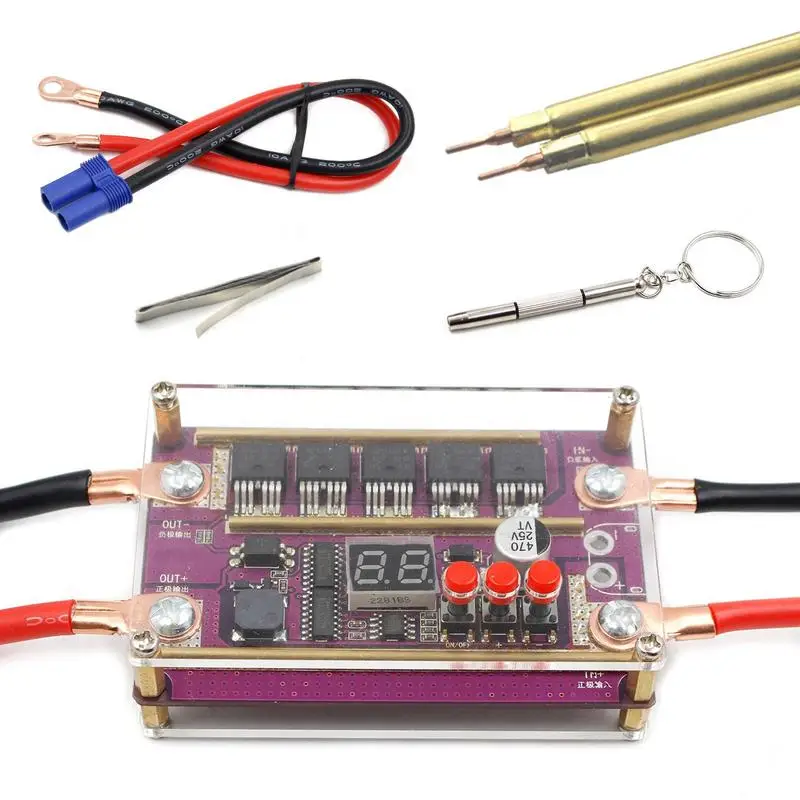 Spot Welder Control Board Spots Welding Machine Control Board 99 Gears Power Mini Size Lithium Battery Spot Welding Machine
Spot Welder Control Board Spots Welding Machine Control Board 99 Gears Power Mini Size Lithium Battery Spot Welding Machine