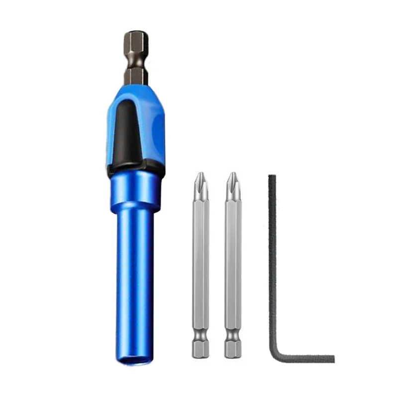 Многофункциональный мощный магнитный предохранительный набор ударных головок 3 в 1, быстрозакрепляемый винт, установочный рукав,