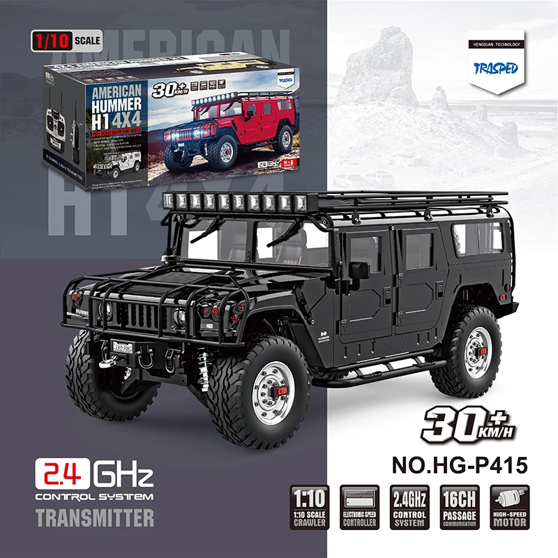 1/10 RC HG 4*4 U.S Civilian P415 Car Crawler ESC Motor Radio DIY Vehicle Upgraded Outdoors Toy for Boy Gift THZH1040
1/10 RC HG 4*4 U.S Civilian P415 Car Crawler ESC Motor Radio DIY Vehicle Upgraded Outdoors Toy for Boy Gift THZH1040