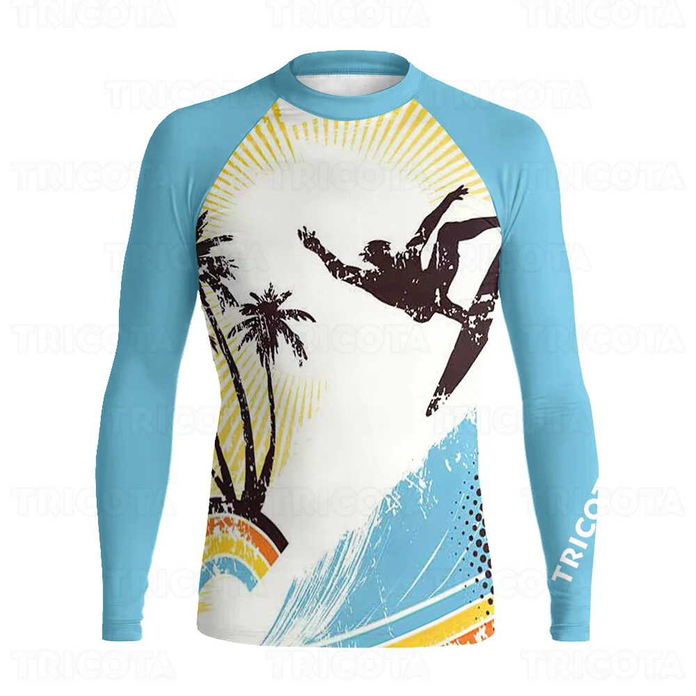 TRICOTA Surfing Shirts Rash Guard Swimwear T-shirt UV Protection Basic Skins Surfing Men Lycra UPF 50+ Diving Tops Beach Jersey
TRICOTA Surfing Shirts Rash Guard Swimwear T-shirt UV Protection Basic Skins Surfing Men Lycra UPF 50+ Diving Tops Beach Jersey