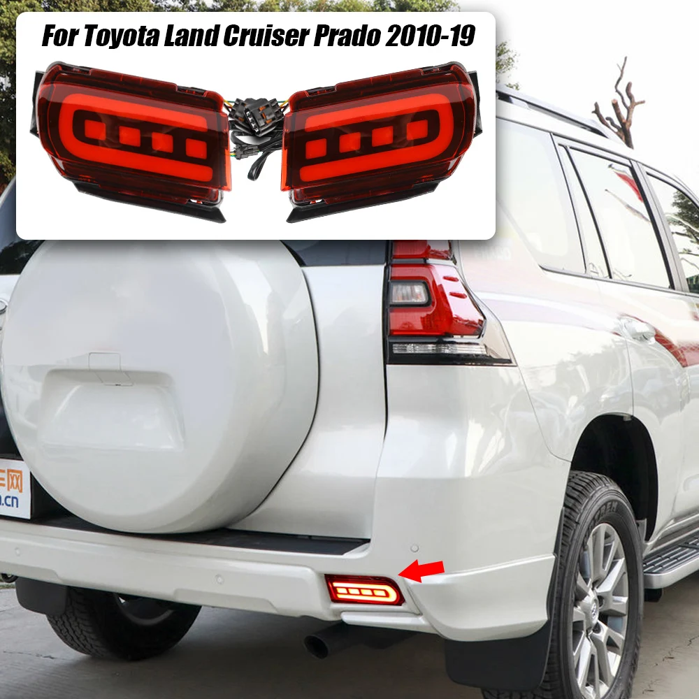 2 шт., автомобильные фонари для заднего бампера Toyota Land Cruiser Prado 150 LC150 FJ150 GRJ150 2010-19
2 шт., автомобильные фонари для заднего бампера Toyota Land Cruiser Prado 150 LC150 FJ150 GRJ150 2010-19