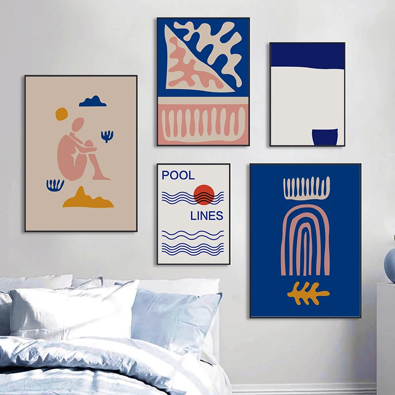 Abstract Figure Blue Floral Geometric Nordic Posters And PaintingPrints Wall Art Canvas Wall Pictures For Living Room Decorate
Abstract Figure Blue Floral Geometric Nordic Posters And PaintingPrints Wall Art Canvas Wall Pictures For Living Room Decorate