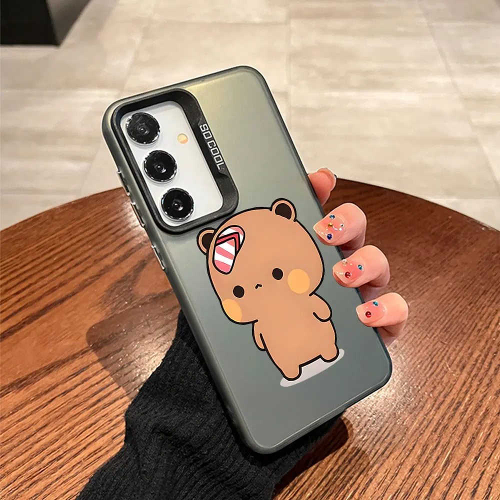 Funny Bubududu Panda Couples Phone Case for Samsung Galaxy A55 A54 A53 A52 A51 A70 A32 A13 5G Shockproof Back Cover Paired Funda Funny Bubududu Panda Couples Phone Case for Samsung Galaxy A55 A54 A53 A52 A51 A70 A32 A13 5G Shockproof Back Cover Paired Funda