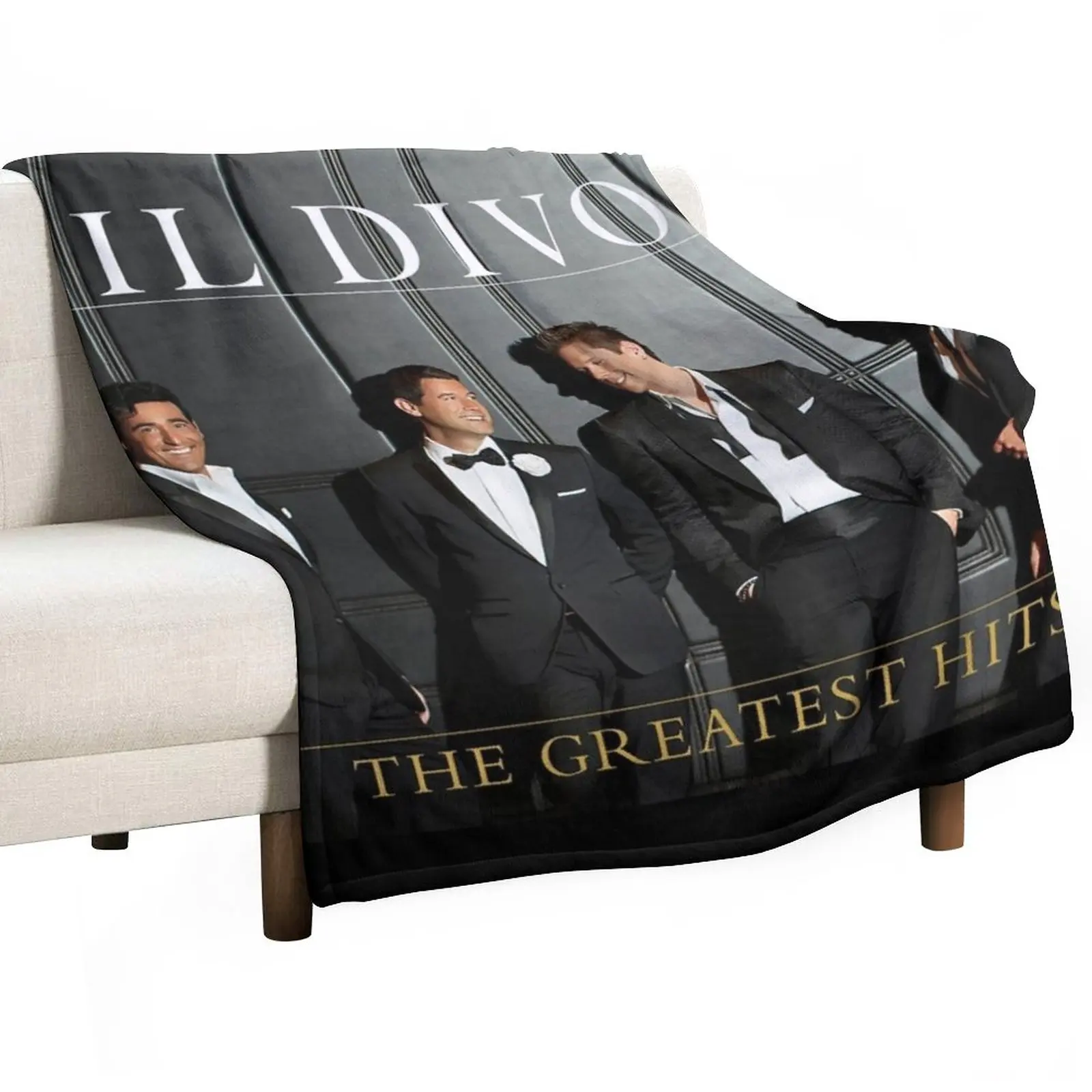 

Il Divo greatest hits deluxe 2 cd version Throw Blanket Giant Sofa Blanket Flannel Blanket