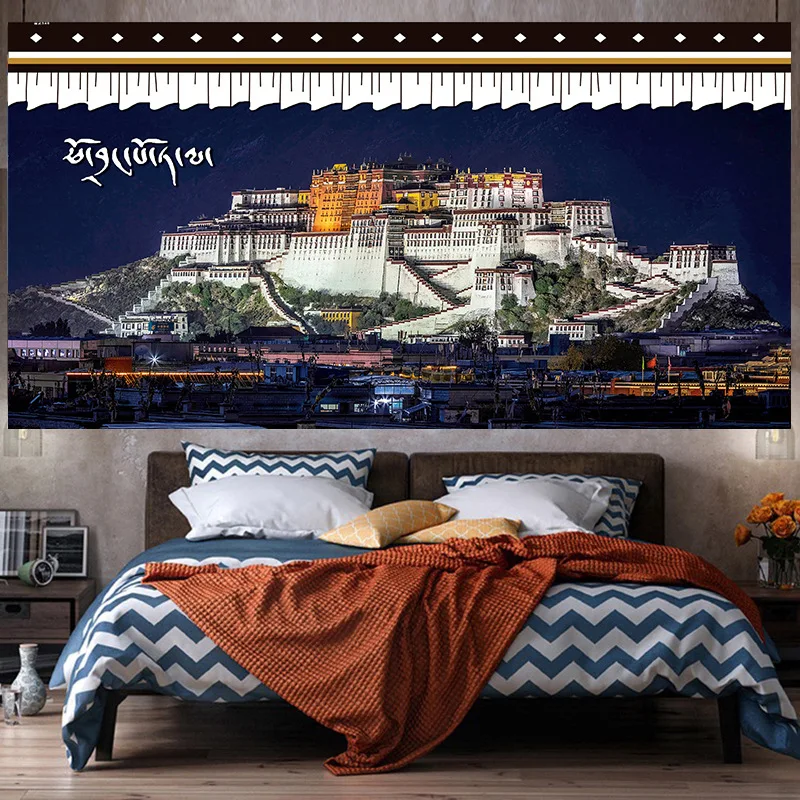 Tibetan Style Ethnic Wall Hanging Tapestry The Potala Palace Art Cloth Living Room Bedroom Decor Aesthetic Poster Psychedelic
Tibetan Style Ethnic Wall Hanging Tapestry The Potala Palace Art Cloth Living Room Bedroom Decor Aesthetic Poster Psychedelic