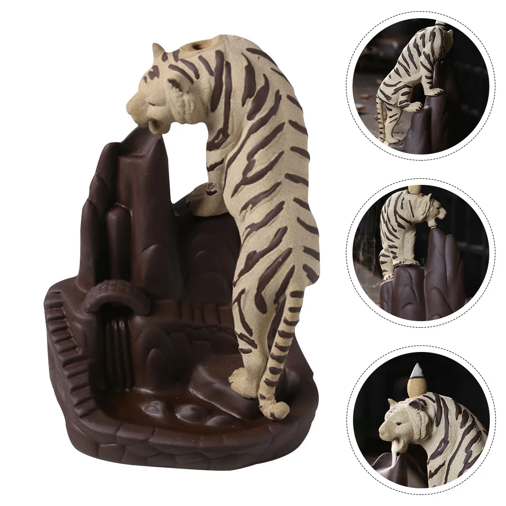 Tiger Aromatherapy Burner Censer Ornament Purple Clay Decors Ornaments Incense Holder Decoration
Tiger Aromatherapy Burner Censer Ornament Purple Clay Decors Ornaments Incense Holder Decoration