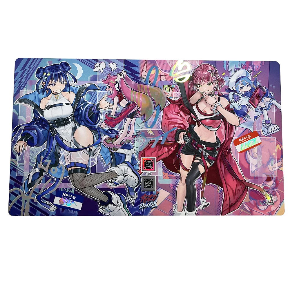 YGO EvilTwins Ki-sikil & Lil-la Keyboard Mat Foil Holographic Shinny Holo Playmat Yu-Gi-Oh Game Big Mouse Mat Storage Bag
YGO EvilTwins Ki-sikil & Lil-la Keyboard Mat Foil Holographic Shinny Holo Playmat Yu-Gi-Oh Game Big Mouse Mat Storage Bag