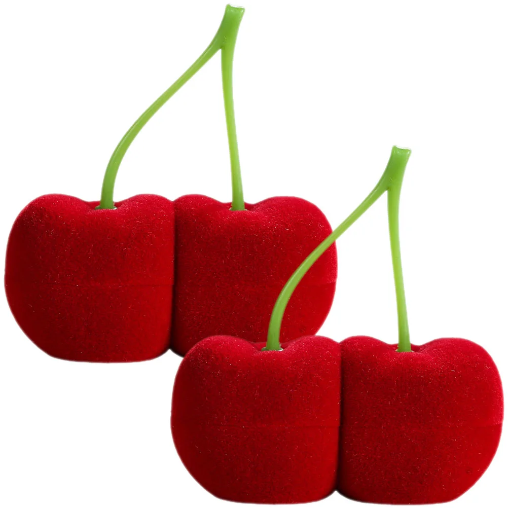 2 Pcs Cherry Jewelry Box Wedding Ceremony Decorations Ring Case for Supply Bridal Shower Gift Flocking Bride Organizer Boxes
2 Pcs Cherry Jewelry Box Wedding Ceremony Decorations Ring Case for Supply Bridal Shower Gift Flocking Bride Organizer Boxes