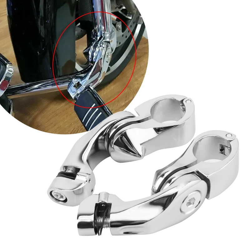 1.25" 32mm Motorcycle Short Angled Highway Adjustable Foot Peg Mount Kit Engine Guard Footpeg For Harley Yamaha Honda Universal
1.25" 32mm Motorcycle Short Angled Highway Adjustable Foot Peg Mount Kit Engine Guard Footpeg For Harley Yamaha Honda Universal