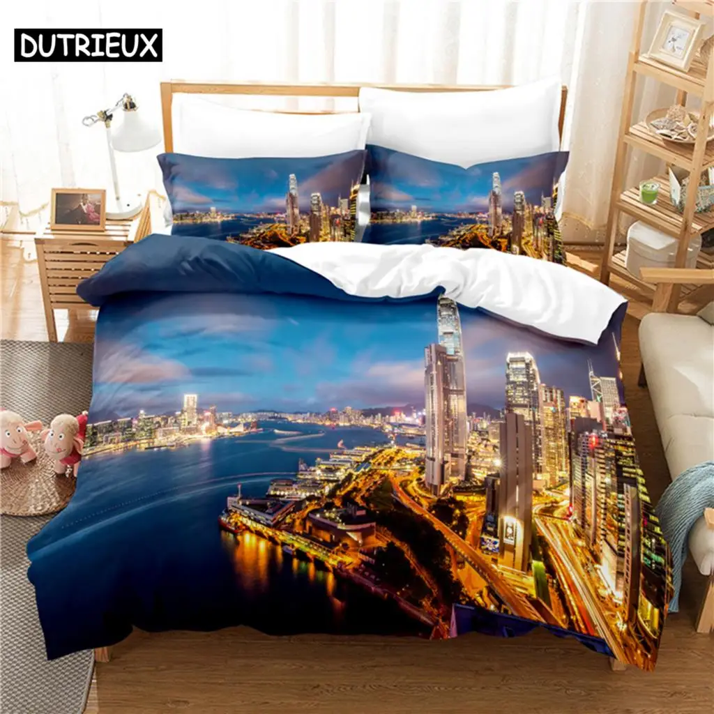 Seaside City Bedding Set Duvet Cover Set 3d Bedding Digital Printing Bed Linen Queen Size Bedding Set Fashion Design
Seaside City Bedding Set Duvet Cover Set 3d Bedding Digital Printing Bed Linen Queen Size Bedding Set Fashion Design