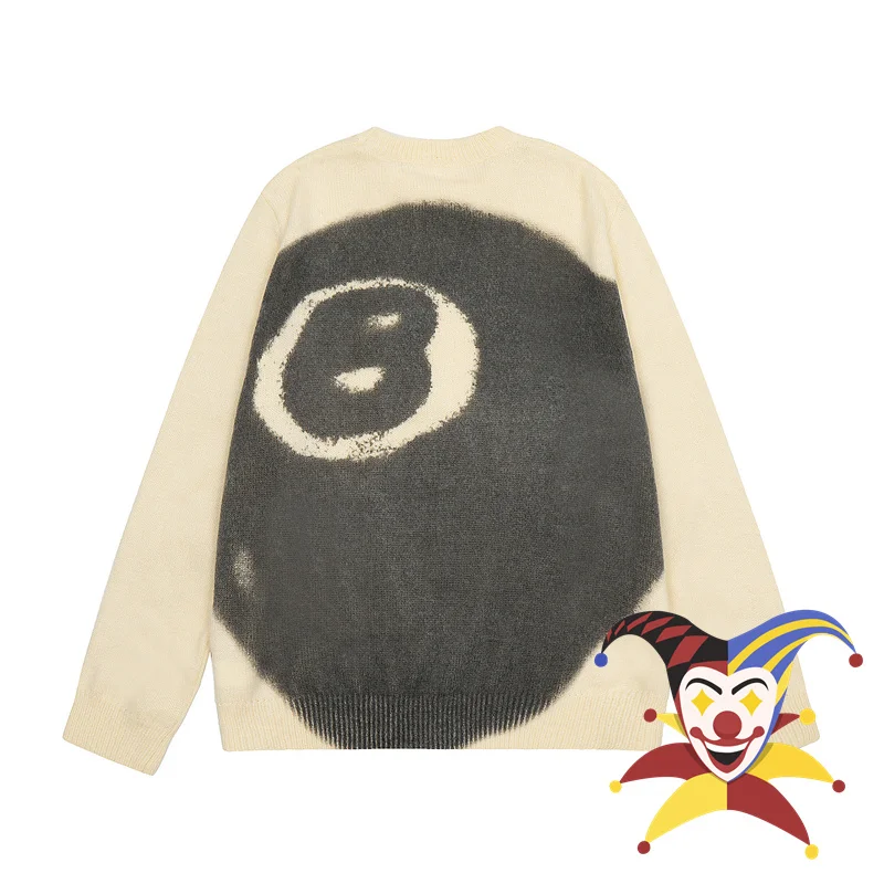 Apricot Billiards 8 Jacquard Sweater Men Women 1:1 Best Quality Fashion Knit Sweatshirts
Apricot Billiards 8 Jacquard Sweater Men Women 1:1 Best Quality Fashion Knit Sweatshirts
