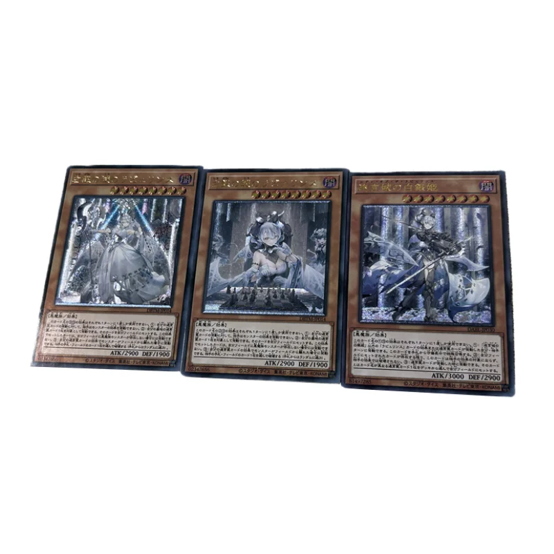 3Pcs/Set Anime Yu-Gi-Oh! DIY OCG Game UTR Card Labrynth of the Silver Castle Lady of the Labrynth Collection Gifts Toys
3Pcs/Set Anime Yu-Gi-Oh! DIY OCG Game UTR Card Labrynth of the Silver Castle Lady of the Labrynth Collection Gifts Toys
