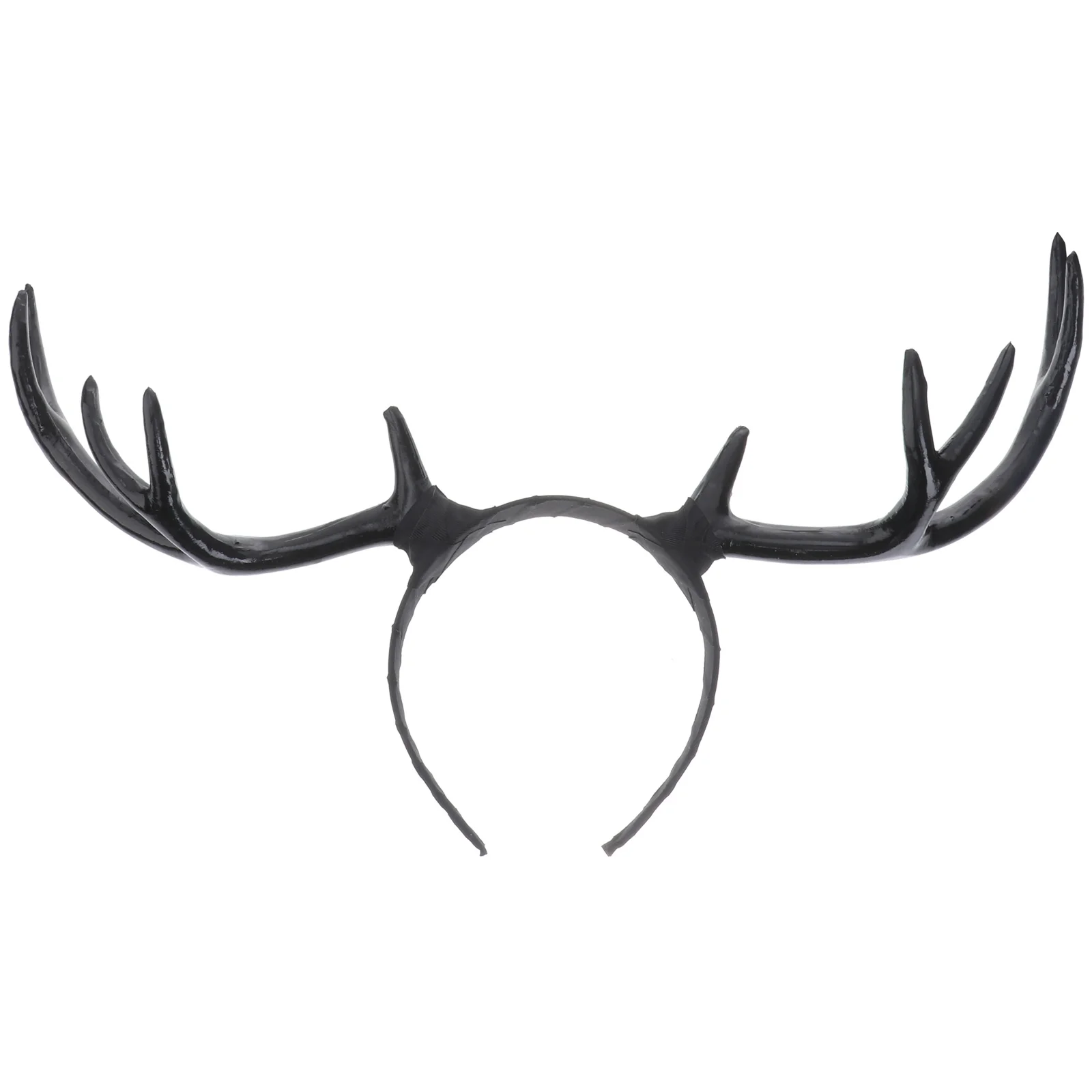 

Black Girls Head Band Women Deer Horn Ear Long Headband Elk Hair Crown Child Headpiece for Holloween Party Birthday