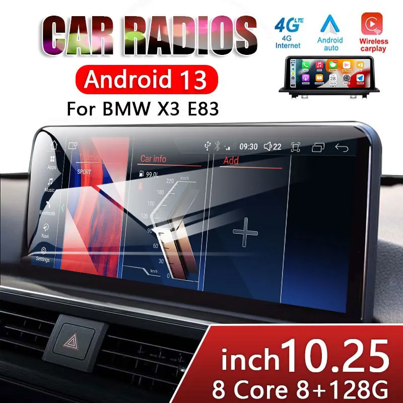 ID8 Android 13 для BMW X3 E83 2006-2010 сенсорный экран автомобильные мониторы Carplay стерео колокер Радио мультимедийный плеер
ID8 Android 13 для BMW X3 E83 2006-2010 сенсорный экран автомобильные мониторы Carplay стерео колокер Радио мультимедийный плеер